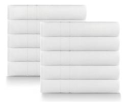 Kit 10 Toalhas De Banho Para Hotel 70x135 cm Profiline Monaco Branca Teka