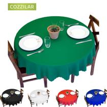Kit 10 Toalhas de Mesa Redonda 4 Lugares Lisa