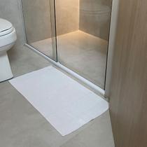 Kit 10 Toalhas De Piso Brancas Para Banheiro Atoalhado 100% Algodão - Tapete - BELLECOTON
