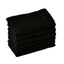 Kit 10 Toalhas de Rosto 130g Hotel Salão Profissional 350g/m²
