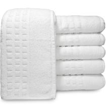 Kit 10 Toalhas de Rosto Hotel Toronto Teka Profiline 500g/m2 Hotelaria Pousada Lavagem Industrial - 48 x 85