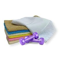 Kit 10 Toalhas Lavabo Academia Fitness Social Cores Sortidas