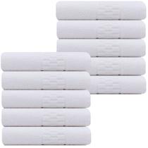 Kit 10 Toalhas Rosto Profissional para Salão de Beleza SPA Hotel Academia 48x80cm Teka - Emcompre