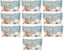 Kit 10 Toalhas Umedecidas Hibaby Plus 50 Unidades-Hiperfarma
