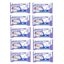 Kit 10 Toalhas Umedecidas Lippy Baby Premium 1.000 Unidades Extra Macias, Higiene do Bebê, Alta Qualidade