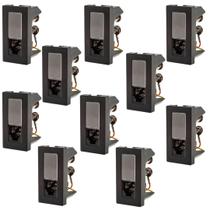 Kit 10 Tomada De Telefone Rj11 4 Fios Pial Plus+ 615010pt