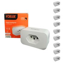 Kit 10 Tomada Plugue Inteligente 16A Bivolt Foxlux