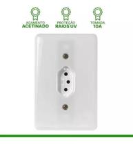 Kit 10 Tomada Simples 10A Stylus Ilumi Kit 10 Tomada Simples 10A Stylus Ilumi