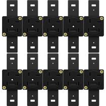 Kit 10 tomadas de telefone 4 polos padrão telebras pt iriel