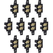 Kit 10 Tomadas Duplas Padrão Brasileiro 2P + T 20A 250Vca Weg - Preto Kit 10 Tomadas Duplas Padrão Brasileiro 2P + T 20A 250Vca Weg - Preto