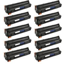 Kit 10 Toner Compativel Laser Universal 435a 436a 285a 278a Qualidade Profissional Novo Kit 10 Toner Compativel Laser Universal 435a 436a 285a 278a Qualidade Profissional Novo