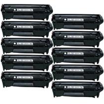 Kit 10 toner compatível q2612a 2612a 12a 1010 1012 1015 1018 1020 1022 3015 Kit 10 toner compatível q2612a 2612a 12a 1010 1012 1015 1018 1020 1022 3015