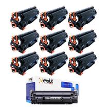 Kit 10 Toner Compatível Universal Para P1102w M1132 M1210 M1212 M1210 CE285A Ce285a cb435a cb436a