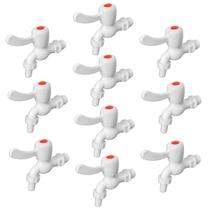 Kit 10 Torneiras Para Jardim 1/2 Alavanca ¼ De Volta Atacado