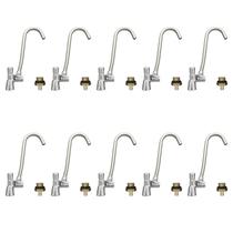 Kit 10 Torneiras Válvula Copo Para Bebedouro De Pressão Kit 10 Torneiras Válvula Copo Para Bebedouro De Pressão