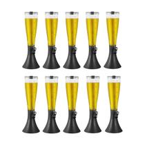 Kit 10 Torre De Chopp 4L Refil Gelante Base Giratória Baccani