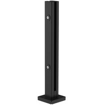 Kit 10 Torre Guarda Corpo Coluna Pinça Preto 40cm Para Vidro Kit 10 Torre Guarda Corpo Coluna Pinça Preto 40cm Para Vidro