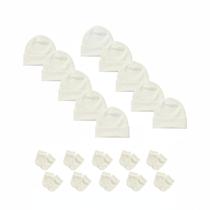Kit 10 Toucas e 10 Pares de Luvas Bebê Recém Nascido Algodão Atacado Enxoval Maternidade Kit 10 Toucas e 10 Pares de Luvas Bebê Recém Nascido Algodão Atacado Enxoval Maternidade