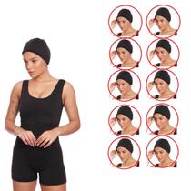 Kit 10 Toucas Hidroginástica Natação Adulto Unissex Suplex Kit 10 Toucas Hidroginástica Natação Adulto Unissex Suplex