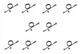 Kit 10 Trava De Segurança N17 Para Notebook Dell Keyed Laptop Lock Wedge