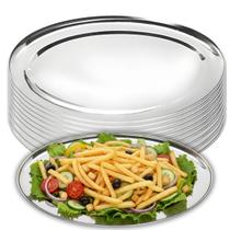 Kit 10 Travessas Oval Rasa Aço Inox 35cm Para Servir Alimentos Porções Cozinha Restaurante - Ke Home Kit 10 Travessas Oval Rasa Aço Inox 35cm Para Servir Alimentos Porções Cozinha Restaurante - Ke Home