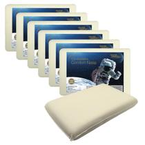 Kit 10 Travesseiro Comfort Nasa Viscoelástico Sono Comfort Massageador Uso Geral 50x70cm