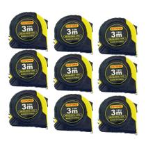 Kit 10 Trena De Aço 3 Metros X 15mm Emborrachada Com Trava