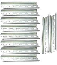 Kit 10 trilho din perfu ferro 1mt Kit 10 trilho din perfu ferro 1mt