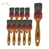 Kit 10 Trincha Pincel 317 Gold Gris 1.1/2 Polegadas - Roma Kit 10 Trincha Pincel 317 Gold Gris 1.1/2 Polegadas - Roma