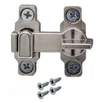 Kit 10 Trinco Tranqueta Bico Virado Janela Metal C/parafusos