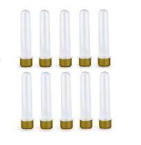 Kit 10 Tubete Dourado 12cm Acrílico P/ Personalizar Festa Kit 10 Tubete Dourado 12cm Acrílico P/ Personalizar Festa