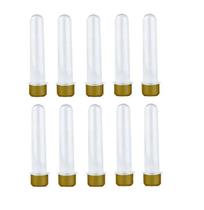 Kit 10 Tubete Dourado 12Cm Acrílico Para Personalizar Festa Kit 10 Tubete Dourado 12Cm Acrílico Para Personalizar Festa
