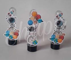 Kit 10 Tubetes Astronauta, Planetas, Espaço