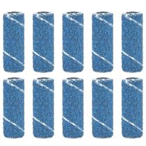 Kit 10 Tubos De Lixa 3Mm 1/8 Grão 180 Azul Micro Retíficas