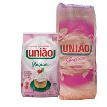 Kit 10 Un. Açucar Refinado De Confeiteiro Glaçucar União 500g