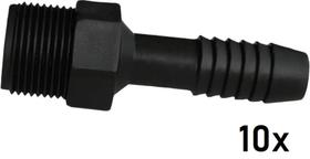 Kit 10 Un - Adaptador Interno DR Plastilit Rosca Externa 3/4" Preto Kit 10 Un - Adaptador Interno DR Plastilit Rosca Externa 3/4" Preto