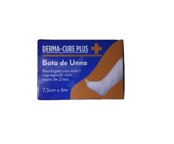 KIT 10 UN BANDAGEM CURATIVO COMPRESSA BOTA DE UNNA 7,5cm X 6m DERMA CURE