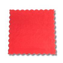 Kit 10 Un.Cake Board P/ Bolo Quadrado 32x32cm. Vermelho