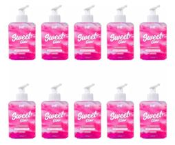 Kit 10 un Gel Hidratante Aromatizante Virilha Sweet Glow Beijável