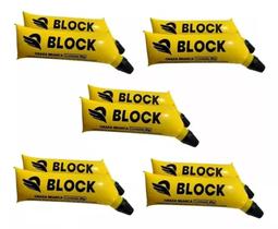 Kit 10 Un Graxa Branca Correntes De Moto Block Selantes 80g