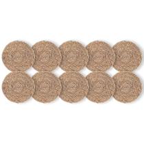 Kit 10 Un Jogo Americano Fibra Natural Seagrass 38Cm Rafimex