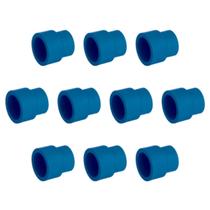 KIT 10 UN Luva de Redução 32 x 25 mm PPR Azul para Ar Comprimido TOPFUSION