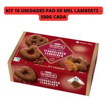 Kit 10 Un Pão de Mel Chocolate Ao Leite Alemão Lambertz -Nfe