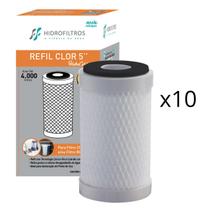 Kit 10 Un Refil Origin P/filtros Hidrofiltros Pou 5 80l/h