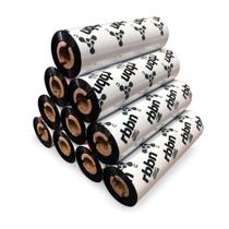 kit 10 Un Ribbon Cera 110 X 75 VRC-01 Standard Para Impressora Térmica