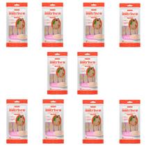 Kit 10 un snack cremoso nutrisco 56g salmao caes Kit 10 un snack cremoso nutrisco 56g salmao caes