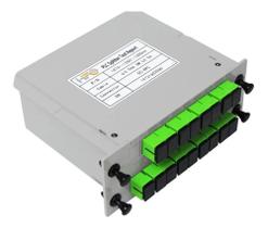 Kit 10 Un Splitter Box 1 X 16 Sc Apc Modular Fibra Óptica