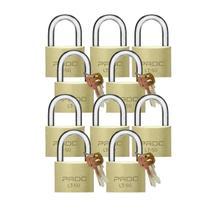 Kit 10 und Cadeado De Latão Lt 50 50mm Pado Kit 10 und Cadeado De Latão Lt 50 50mm Pado