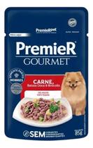Kit 10 und Sache Premier Gourmet Cão Ad Peq Porte Carne 85g Kit 10 und Sache Premier Gourmet Cão Ad Peq Porte Carne 85g