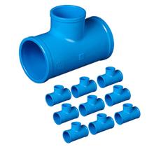 Kit 10 und TE Soldável Redução PN80 DN75 X 50mm p/ Irrigação 100% PVC Instalação Fácil Kit 10 und TE Soldável Redução PN80 DN75 X 50mm p/ Irrigação 100% PVC Instalação Fácil